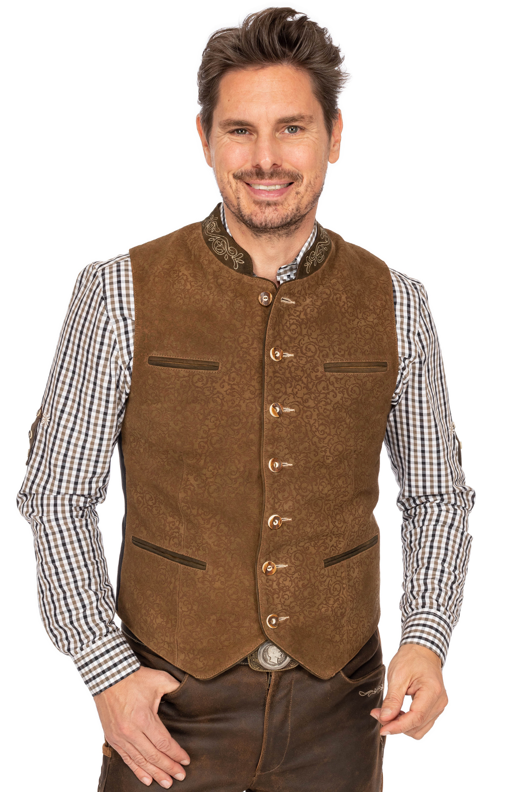Almsach Trachten Waistcoat W1202 deer bestellen