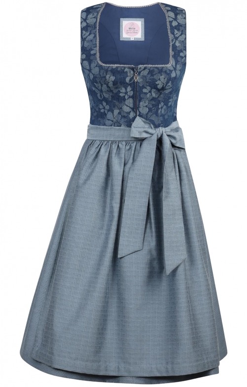 Dirndl 70cm 2tlg. GACHENBACH vintage blue
