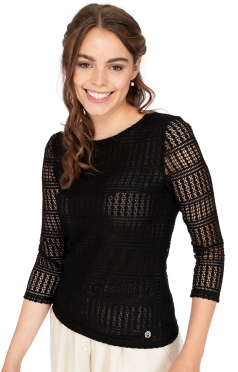 Bluse 7/8 Arm EDMEA schwarz Bluse 7/8 Arm EDMEA schwarz