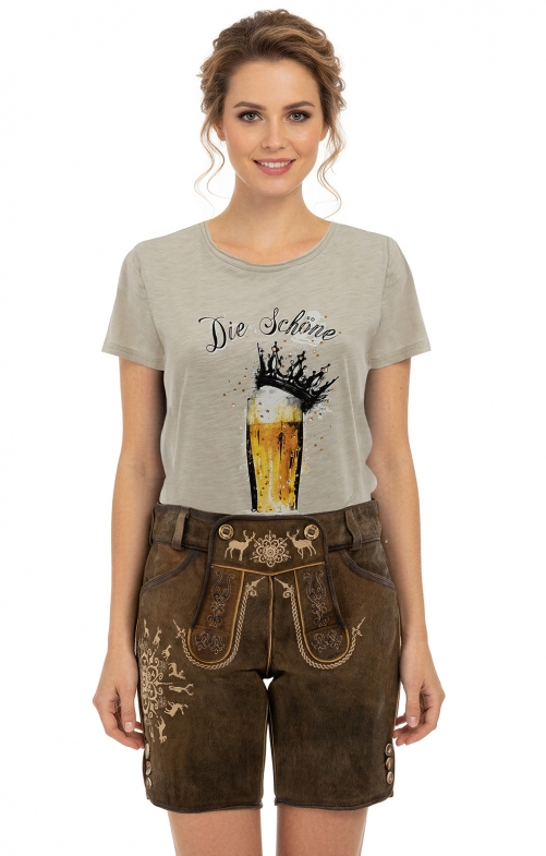 Leren broek SOFFI bruin