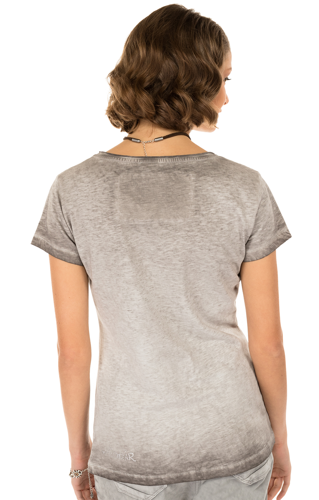 weitere Bilder von Trachten T-Shirt MISSY grau Edelweiss