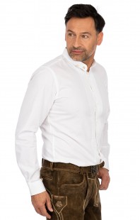 新品‼️≡A≡®★M-65PANTS★ German Cloth Version Almsach German traditional shirt LF181 white (Slim Fit) - bestellen