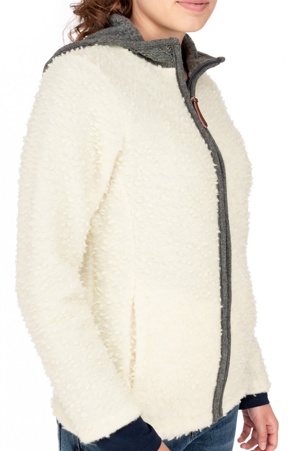 ALP1964 Kinder Trachtenjacke - Grau/Blau Mit Edelweiß-Details