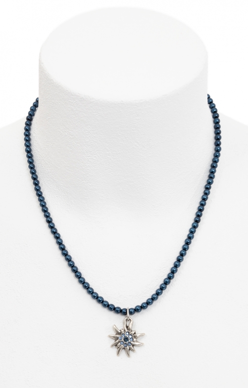 Pearl necklace 1010-9197 blue