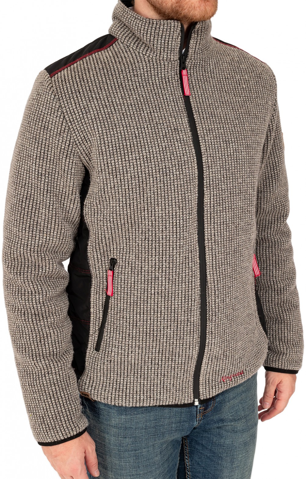 Jacket Almgwand Hybridjacke Almgwand Jacke BIELERKOPF Stein Schwarz