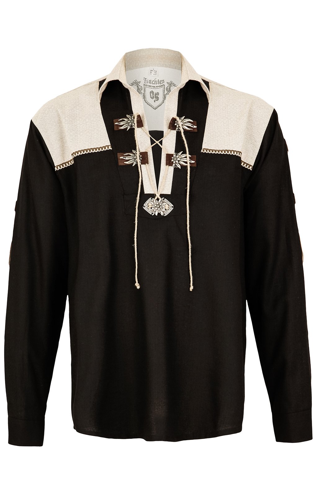 weitere Bilder von German traditional shirt BARANDER black