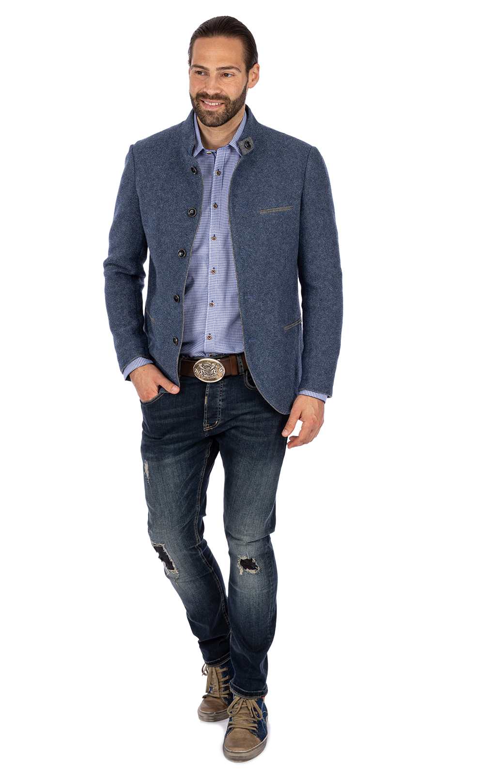 weitere Bilder von German traditional jacket KARSBACH jeansblau