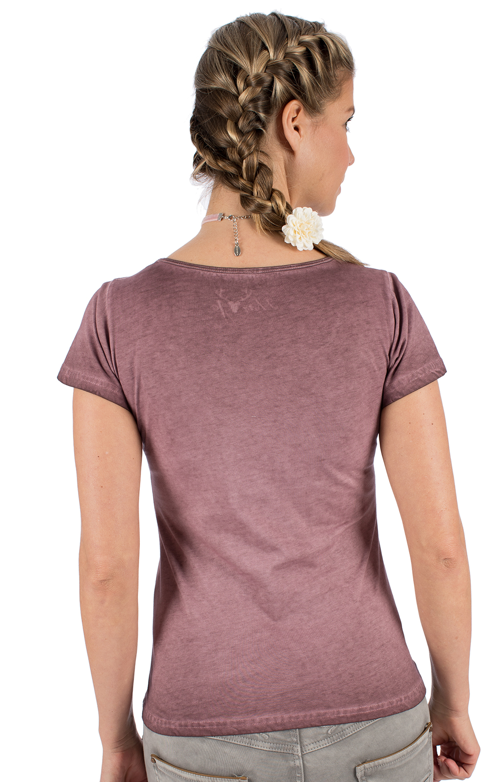 weitere Bilder von Trachten T-Shirt W110 - MICHAELA mauve rosa