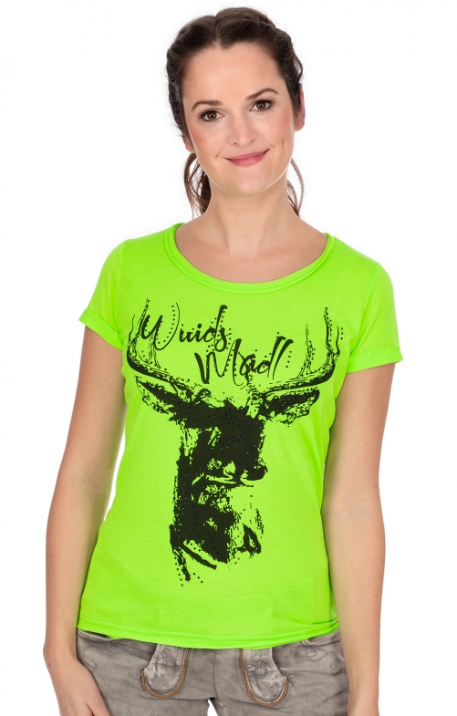 Tiroler T-Shirt AMARYLLIS groen