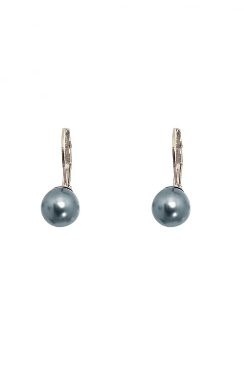 Pearl earrings 701 anthracite