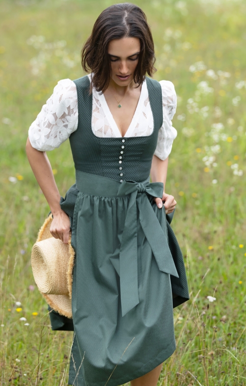 Dirndl 70cm 2tlg. WACKERSBERG waldgrün