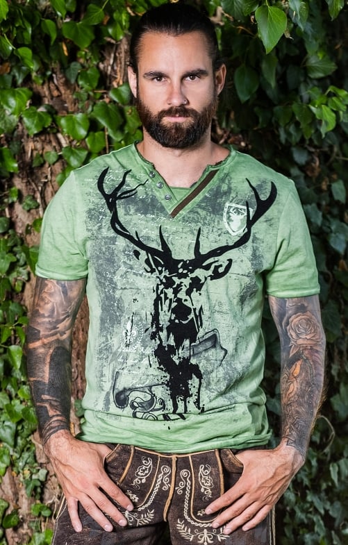 T-Shirt ELVIS grün