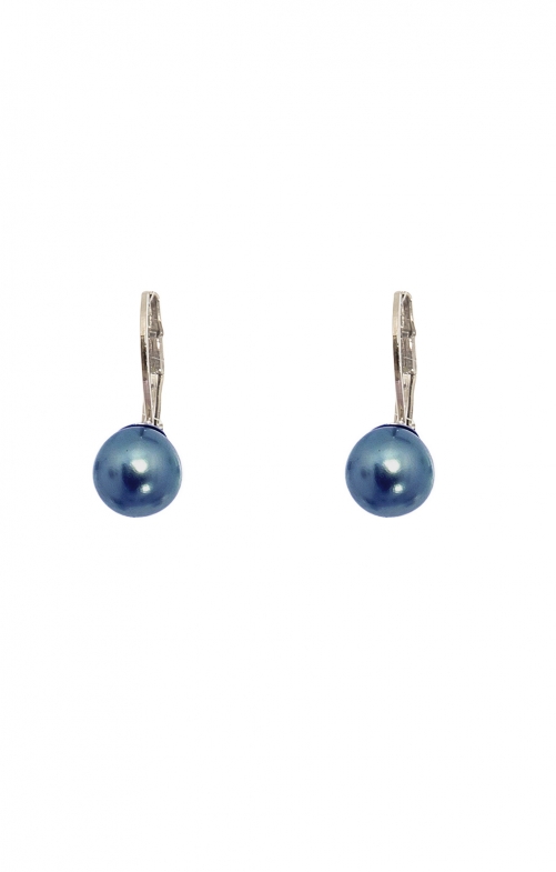 Pearl earrings 701 blue