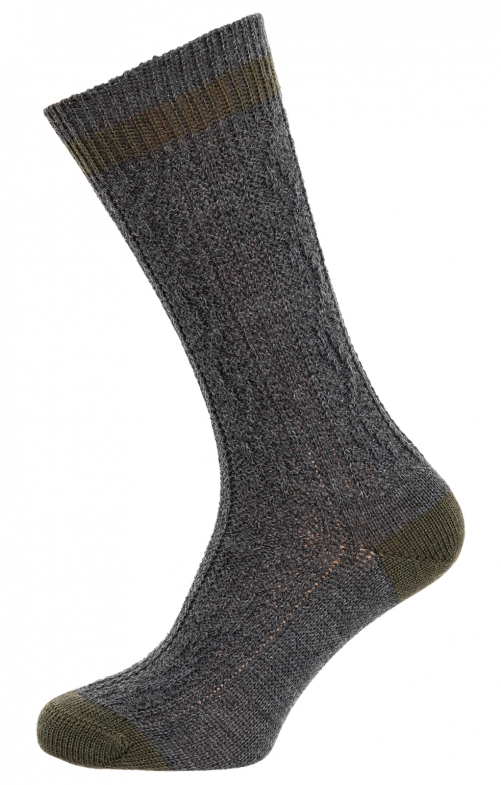 Shopper sock L5698-5230 dark gray olive