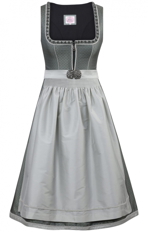 Mididirndl 65cm 2tlg. ESCHAU gischt