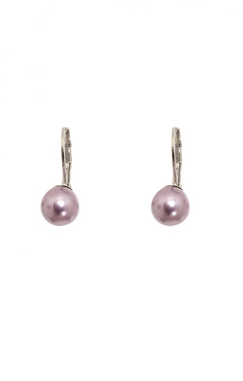Pearl earrings 701 lilac