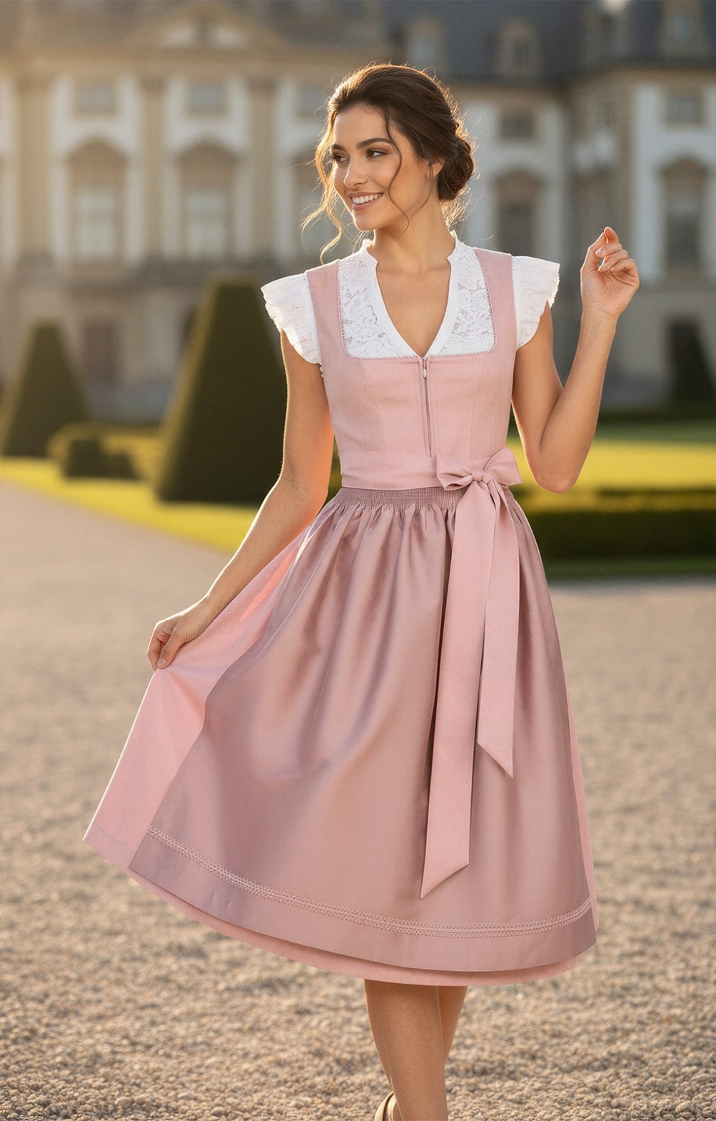 Marjo Midi Dirndl 2tlg. 65 cm MAUTH mauwe - Alpenclassics.de