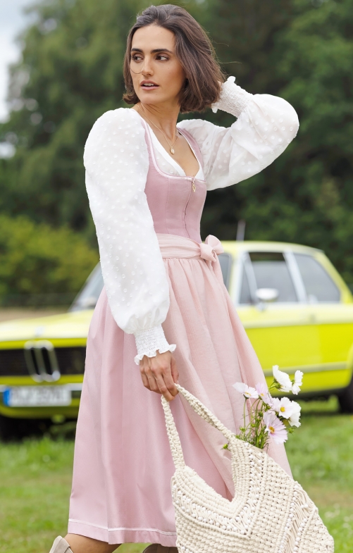 Dirndl 70cm 2tlg. LANGENSTEIN blush