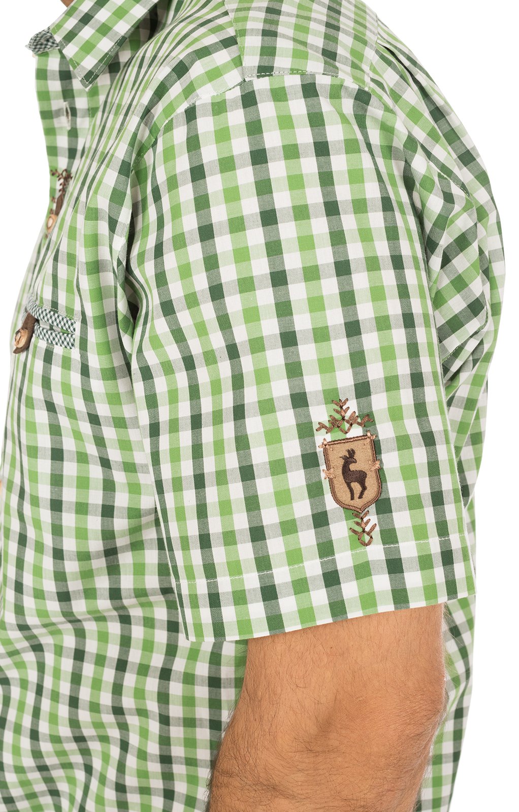 weitere Bilder von German traditional shirt short arms green
