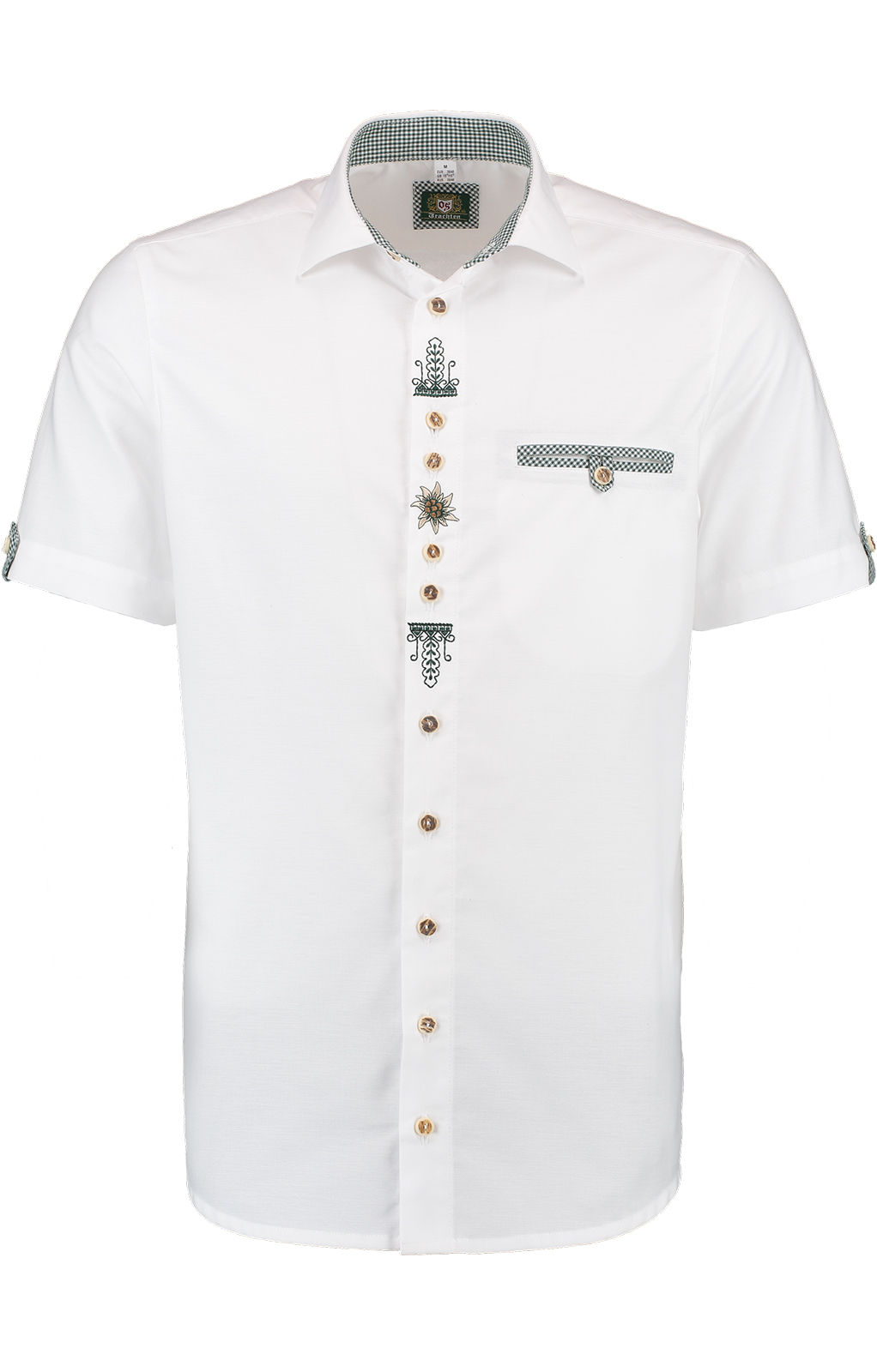 weitere Bilder von German traditional shirt arms short THORSTEN white