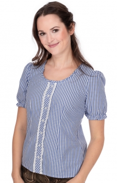 Kurzarmbluse DOTTERBLUME hellblau Kurzarmbluse DOTTERBLUME hellblau