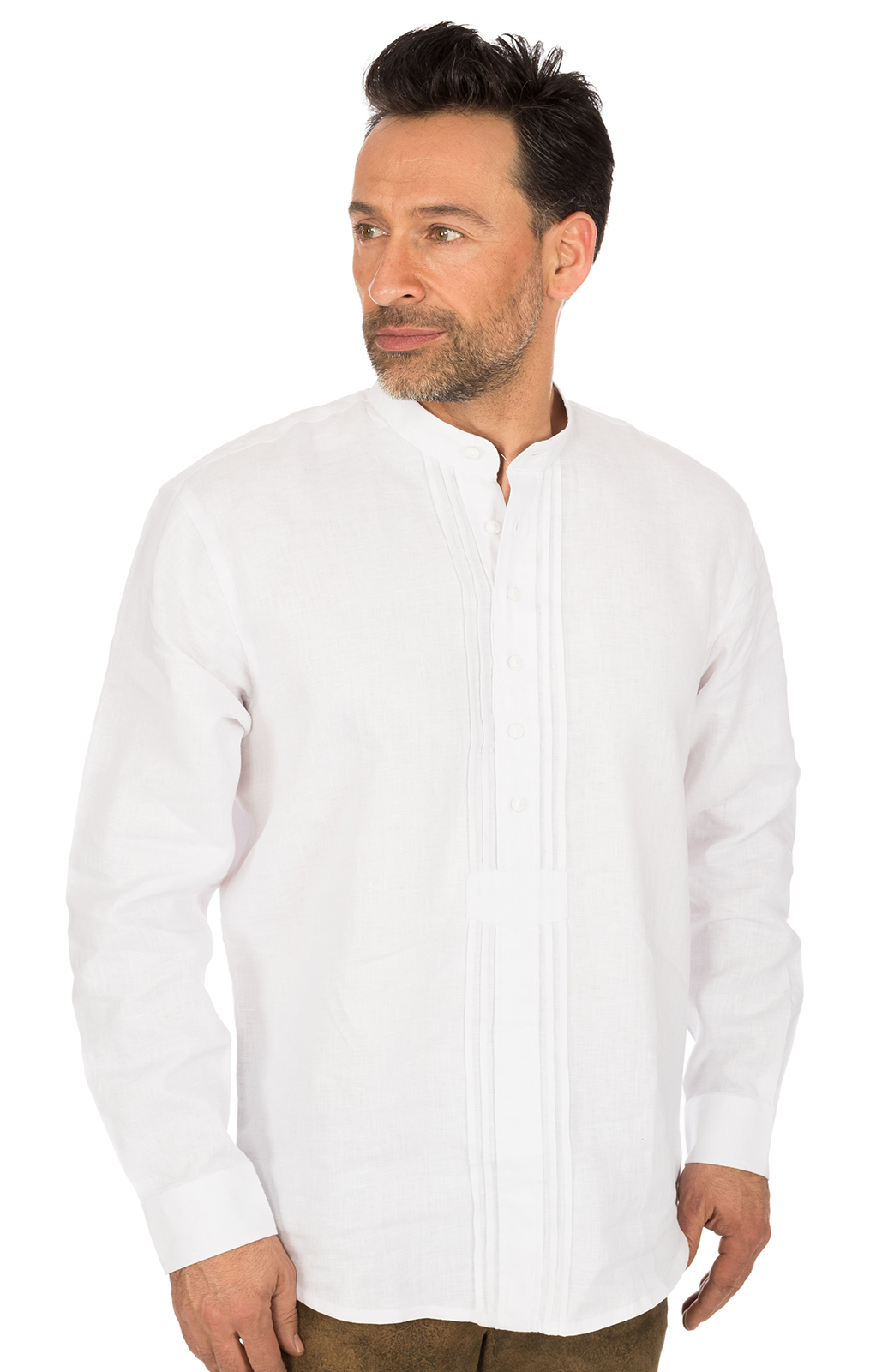 Klederdrachthemd Pfoad wit von OS-Trachten