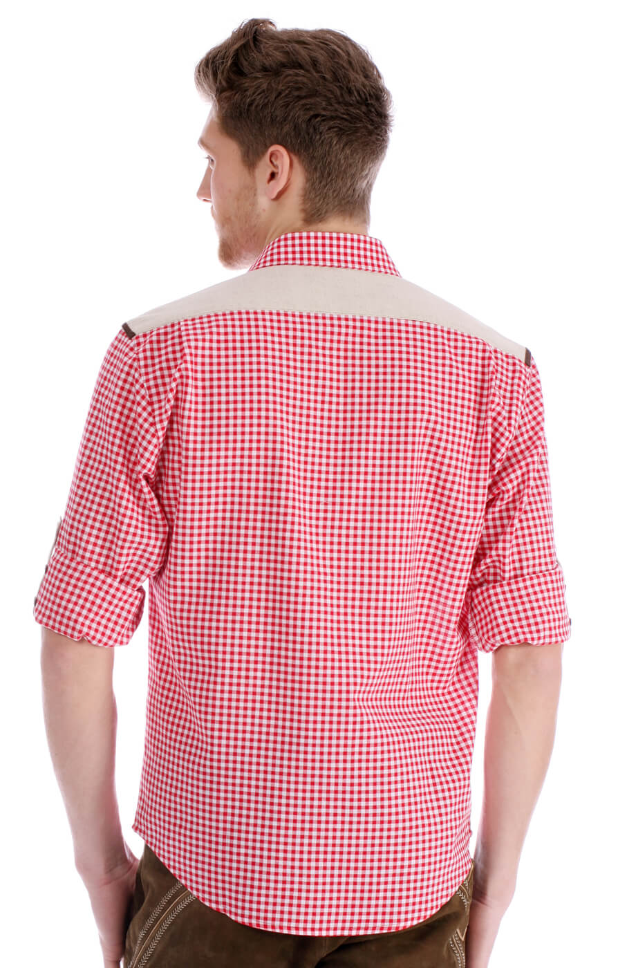 weitere Bilder von German traditional shirt Cyrill red