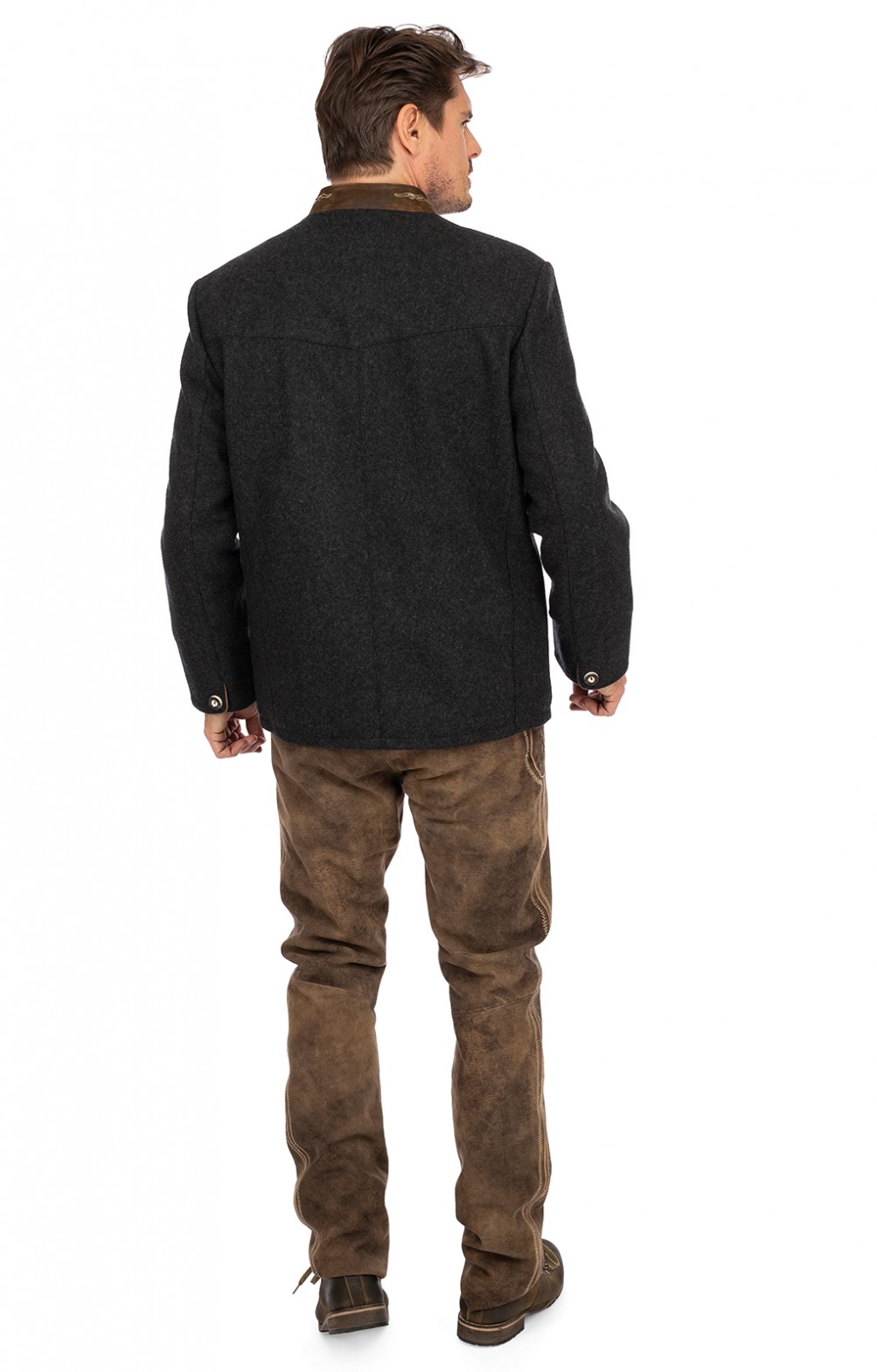 Maddox German traditional jacket DOMINIK wool moos - bestellen