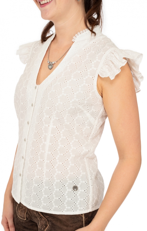 Bluse ohne Arm FLIPPER weiß