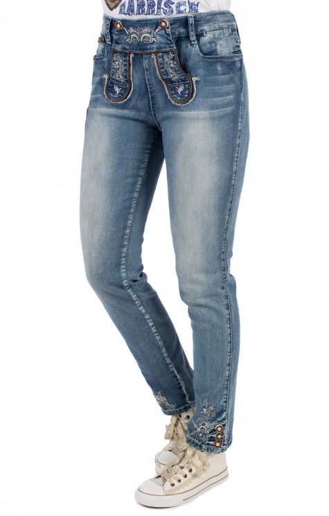 Trachtenjeans Damen Lang