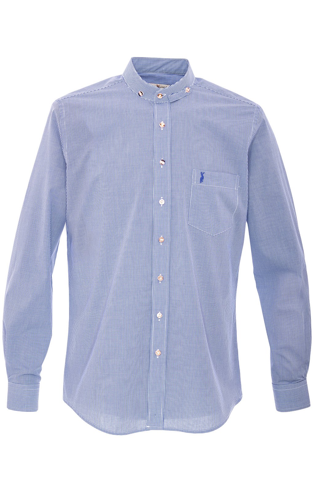 weitere Bilder von German traditional shirt 760CO blue (Slim Fit)