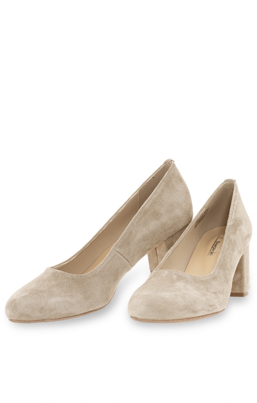 Dirndlschuh 3001000-0066 taupe