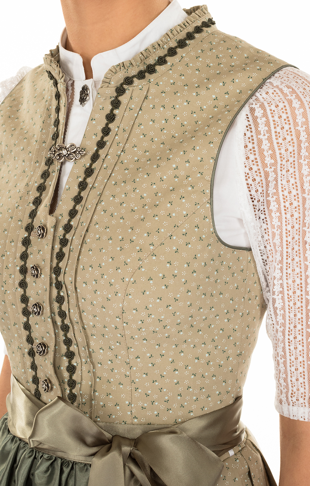 weitere Bilder von Minidirndl 2pcs. 58 cm Barisa green