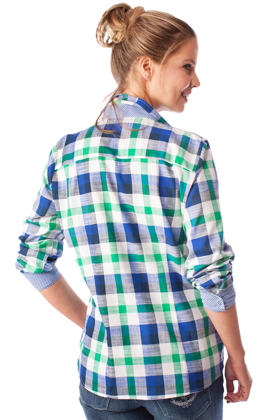 weitere Bilder von Traditional blouse 950000-3259-56 green blue